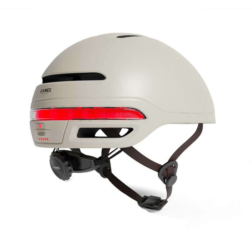 Profil casque Gamel Helmets blanc