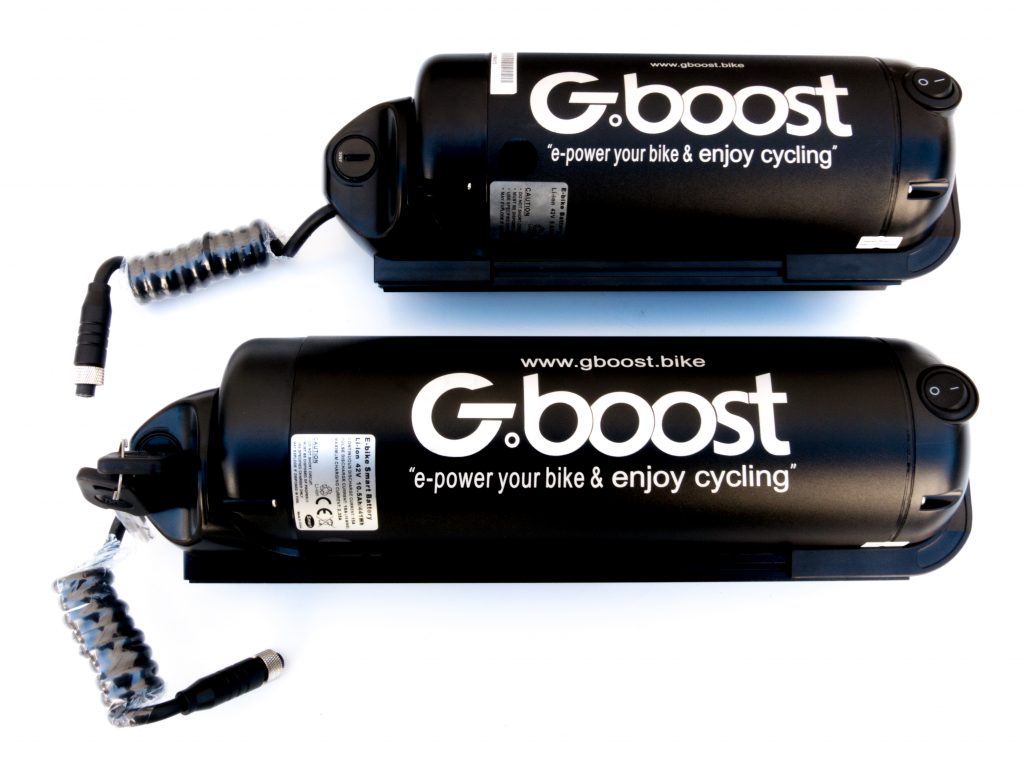 Deux batteries Gboost de taille différente en fonction de leur capacité