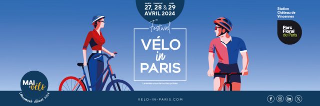 affiche de l'édition 2024 du Festival Vélo in Paris